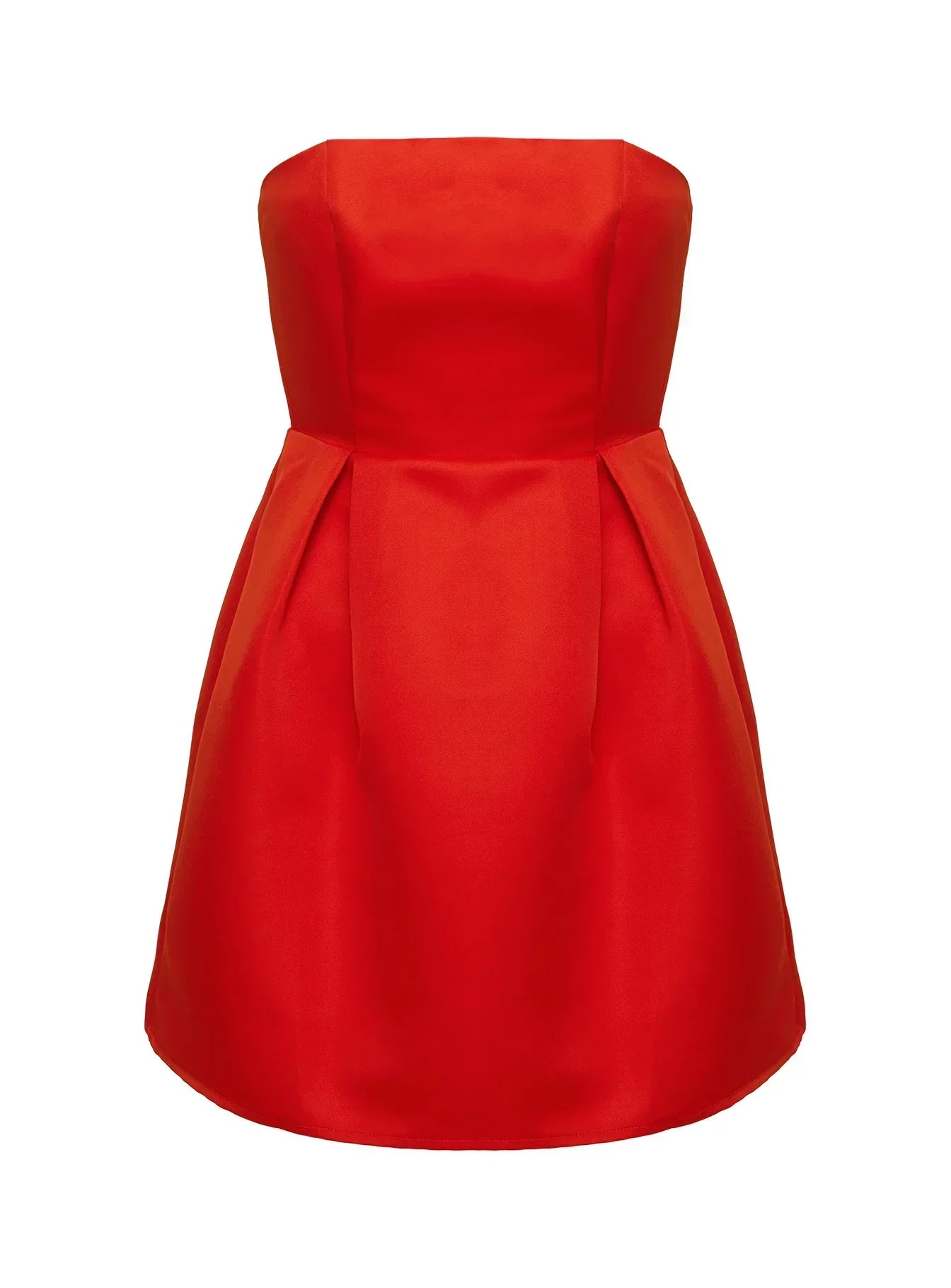 Spader Corset Mini Dress Red