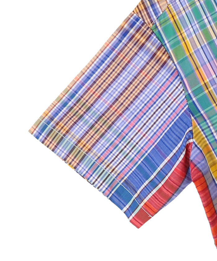 Big Checked Short Sleeve Shirt