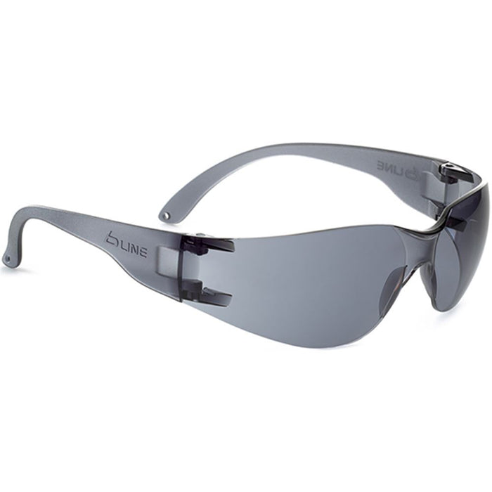 Bolle B-LINE BL30 Smoke Safety Sunglasses - Anti Scratch & Anti Fog Lens