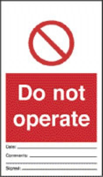 do not operate
