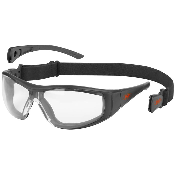 JSP Stealth Hybrid Clear Safety Glasses Google ASA450-151-102 - Anti-Scatch & Anti-Mist PremierShield Lens