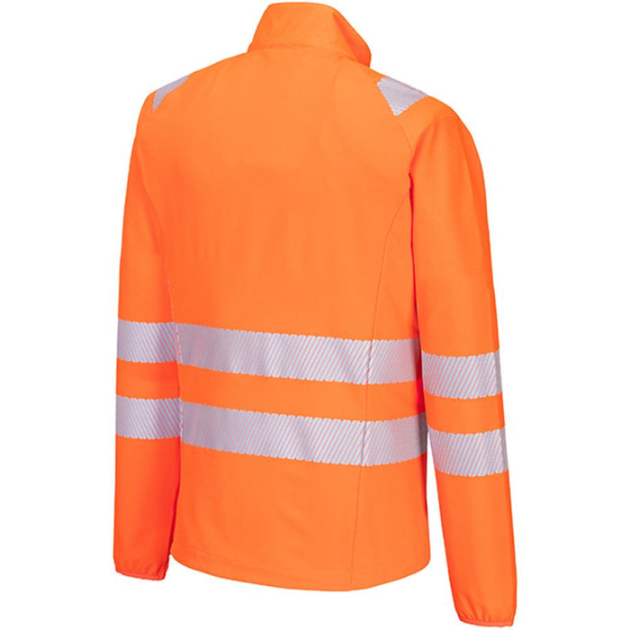 Portwest DX481 DX4 Orange/Black Stretch Hi Vis Full Zip Base Layer Jacket