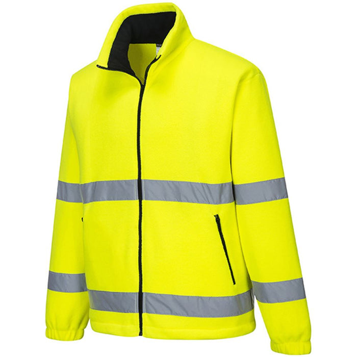 Portwest F250 Yellow Unlined Essential Hi Vis Fleece