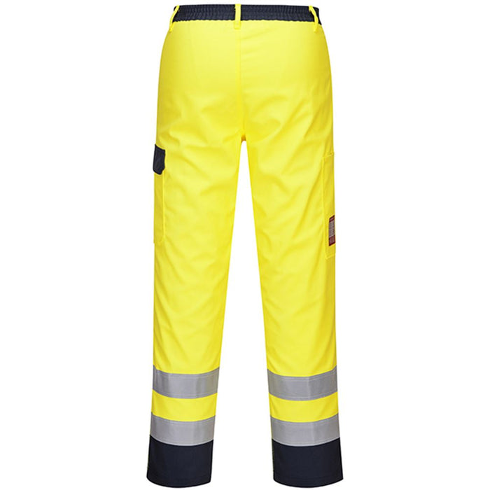 Portwest FR92 Yellow Bizflame Pro Flame Resistant Anti Static Hi Vis Trouser
