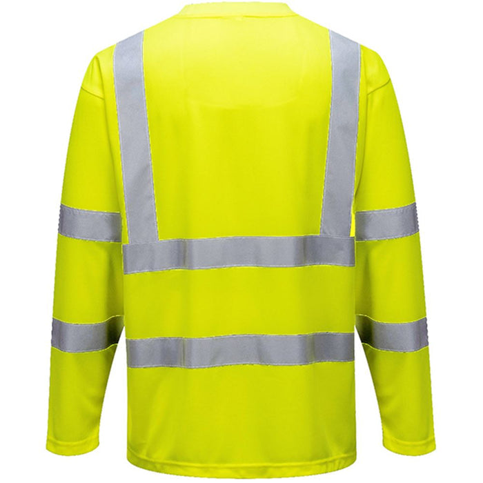 Portwest S178 Yellow Long Sleeved Hi Vis T Shirt
