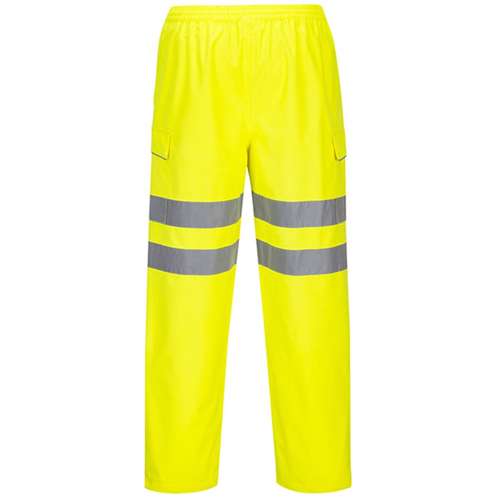 Portwest S597 Yellow PWR Hi Vis Extreme Breathable Waterproof Trousers