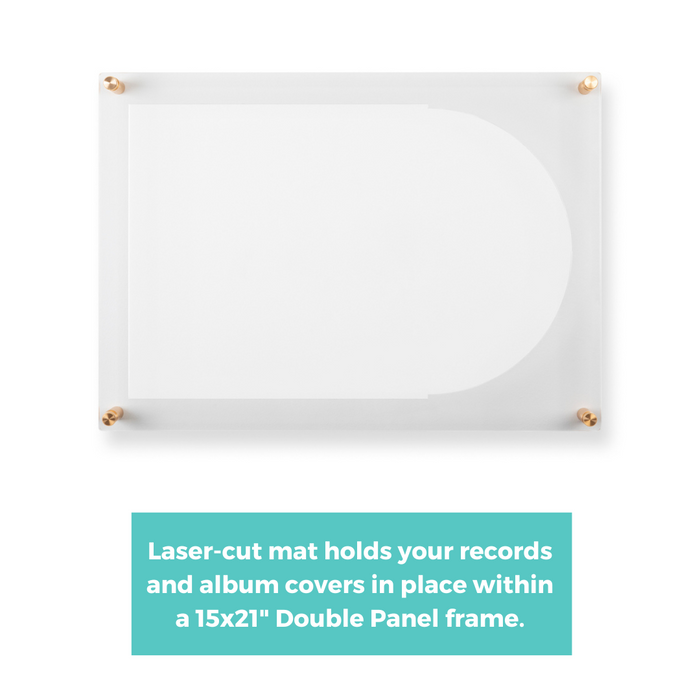 RECORD + VINYL REVEAL FRAME