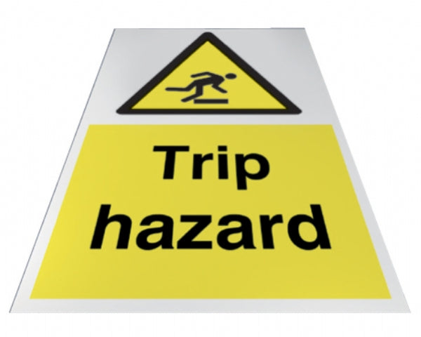 trip hazard floor sign