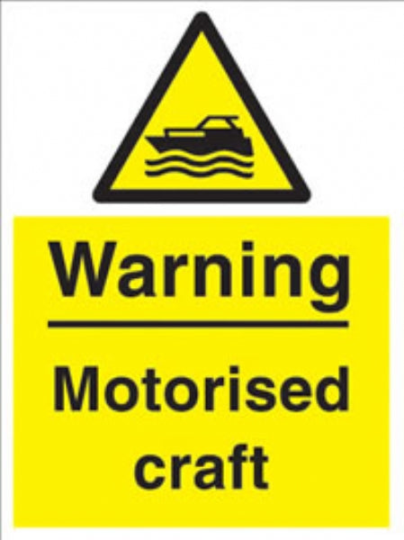 warning - motorised craft