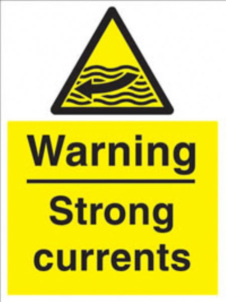 warning - strong currents
