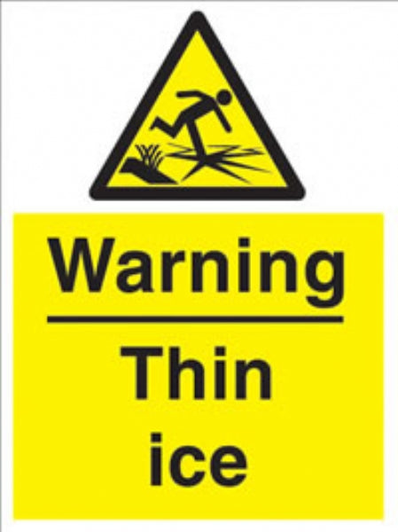 warning - thin ice
