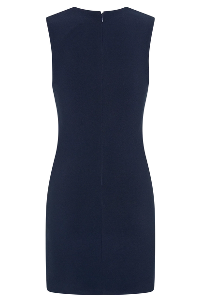Frida Crepe Mini Dress - Dark Navy