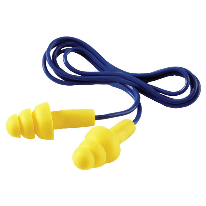 3M EAR Ultrafit Corded Ear Plugs UF-01-00 (50 Pairs) - SNR 32dB