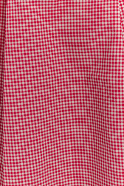 Juana Halter Midi Dress - Red Gingham