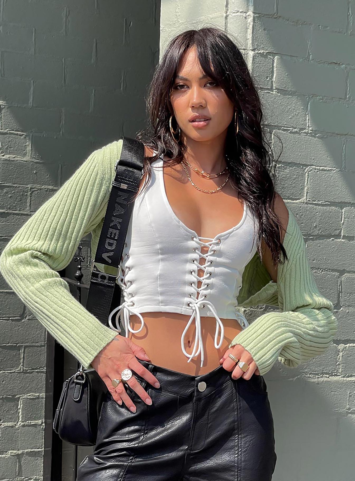 Aytan Bolero Sweater Green
