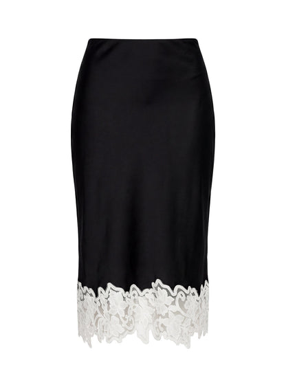 Anchored Midi Skirt Noir