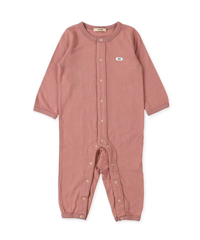 Baby Feather Knit and Double Gauze Rompers