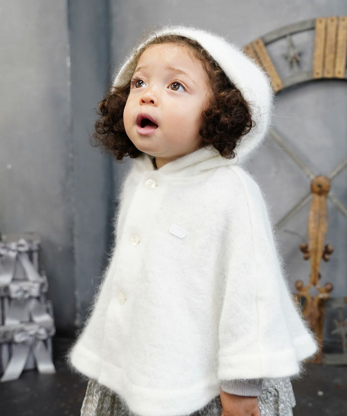 Baby Spiky Angora Cape