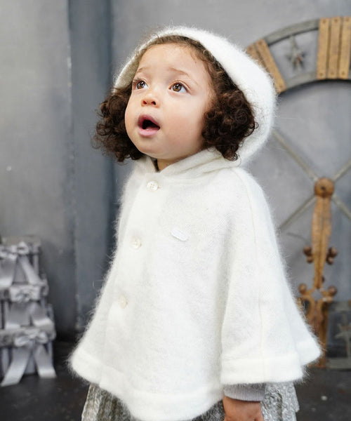 Baby Spiky Angora Cape