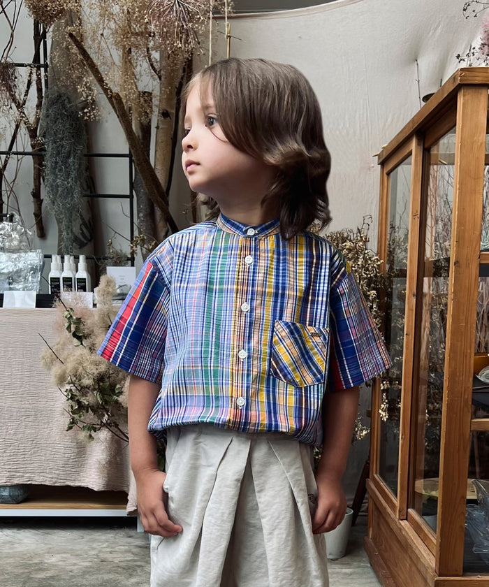 Big Checked Short Sleeve Shirt