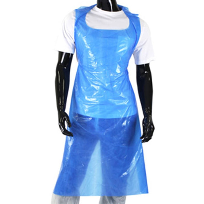 Blue Polythene Aprons (Pack 100)