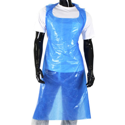 Blue Polythene Aprons (Pack 100)