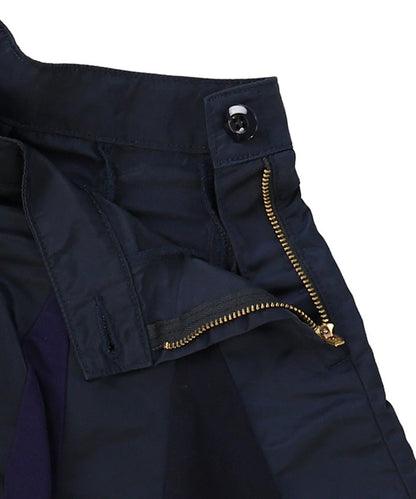 Bomber Jacket Cloth Culotte Skirt