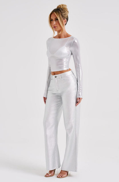 Cassidy Pant - Silver