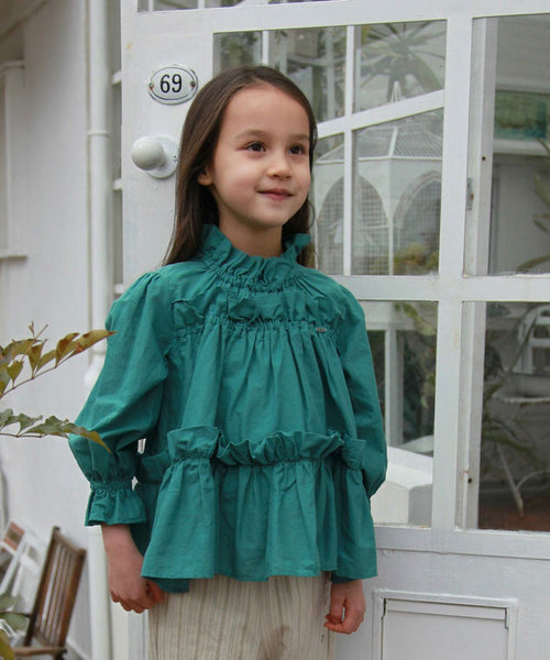 Cord Lawn Gather Pullover
