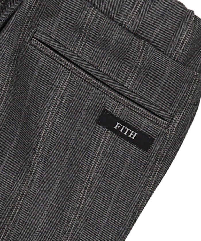 Cosmical Warm Striped Wool lining Pants