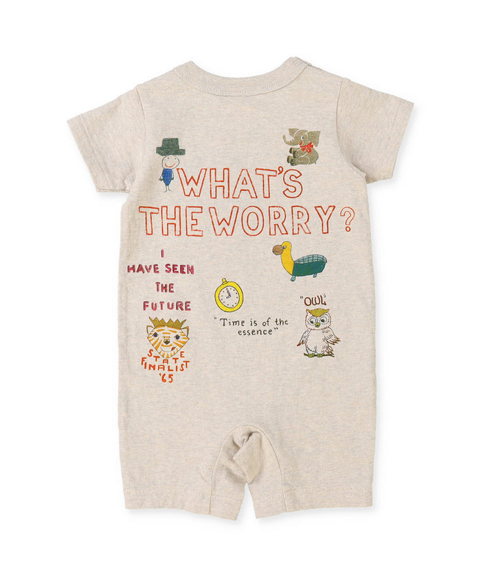 Cotton Jersey PENGUIN Baby Rompers