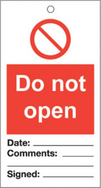do not open