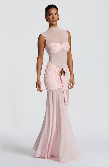 Fae Maxi Skirt - Blush