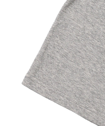Feather Knit and Double Gauze Long Sleeve Tee