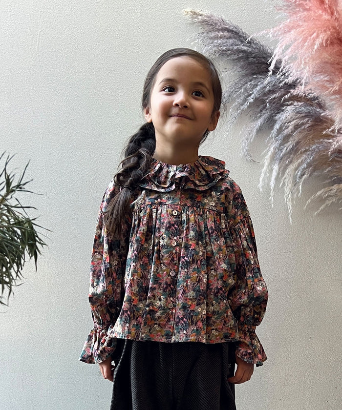FITH Made With LIBERTY FABRIC FLORAL IMPRESSION Blouse