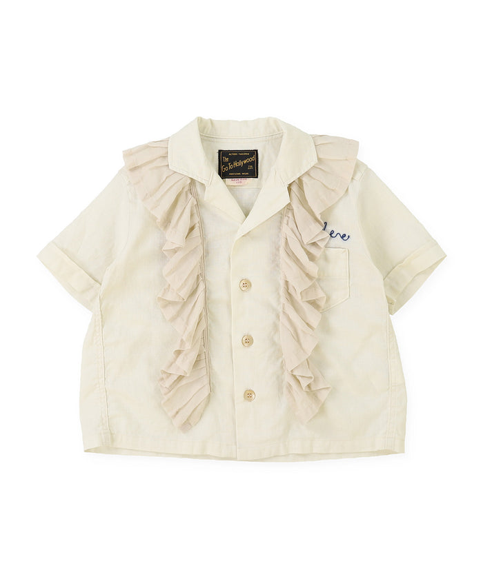 Frill Combination Shirt