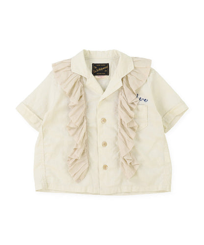 Frill Combination Shirt