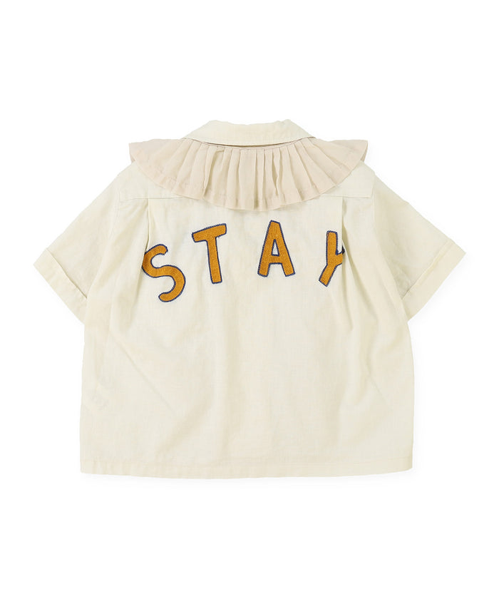 Frill Combination Shirt