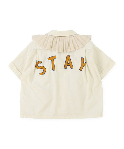 Frill Combination Shirt
