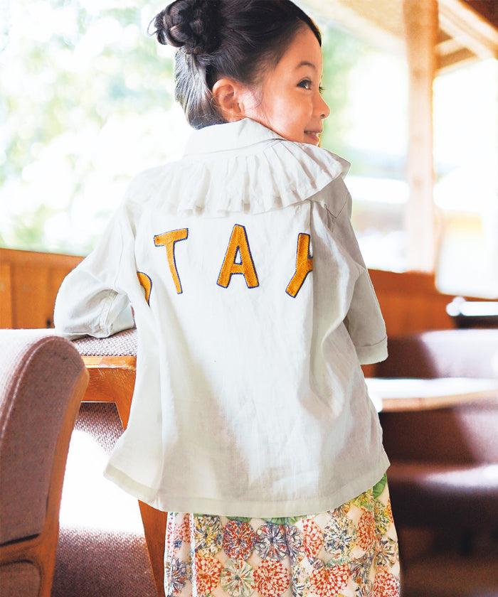 Frill Combination Shirt