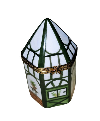 Charming Gazebo Limoges Box Porcelain Limoges Garden. French Trinket Box