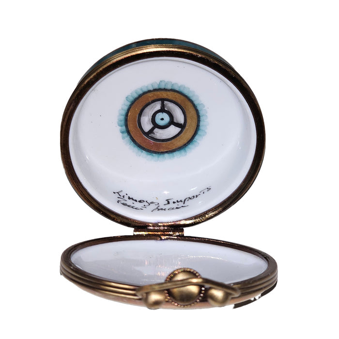 Limoges Pocket Watch Elegance Porcelain Limoges Furniture home fashion French Trinket Box