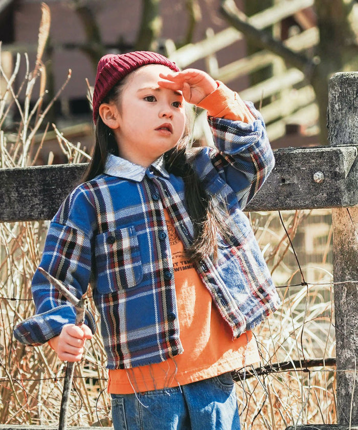 Heavy Flannel Checked MEET Shirt