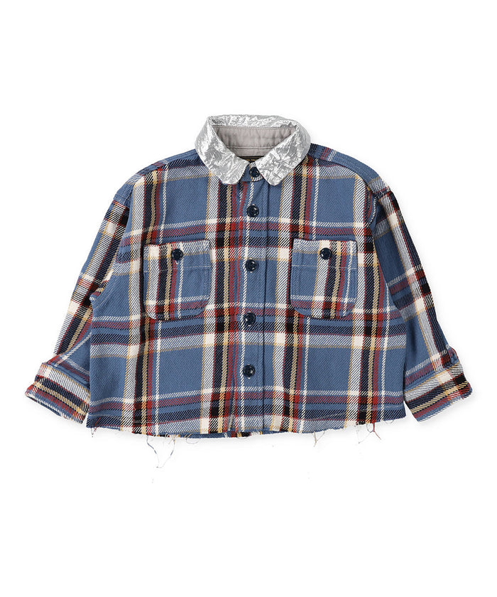 Heavy Flannel Checked MEET Shirt