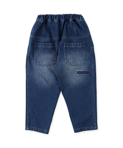 Knit Denim 2 Tuck Pants