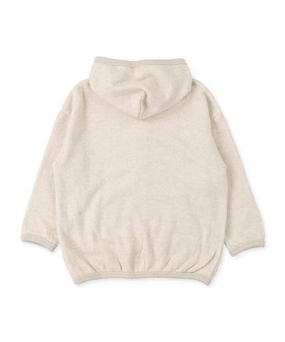 Long-cut Looped Pile Zip-up Hoodie