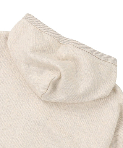 Long-cut Looped Pile Zip-up Hoodie