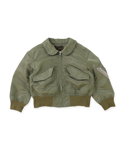 Nylon and Twill Docking Flight Jacket