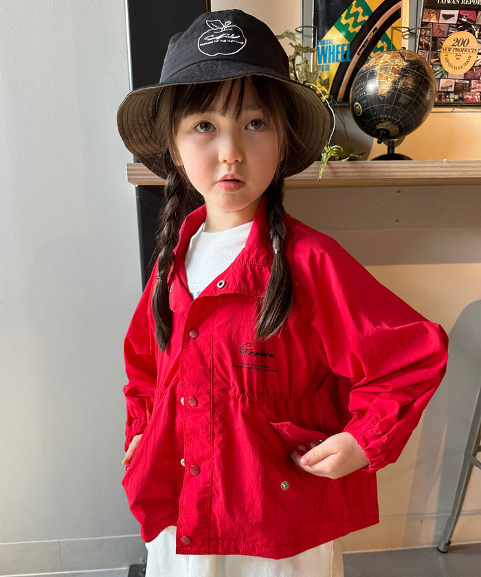 Nylon Flare Back Jacket