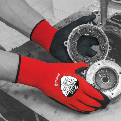 Polyco Polyflex Ultra Grip Gloves 911 with Foamed PU Nitrile Coating - 15g